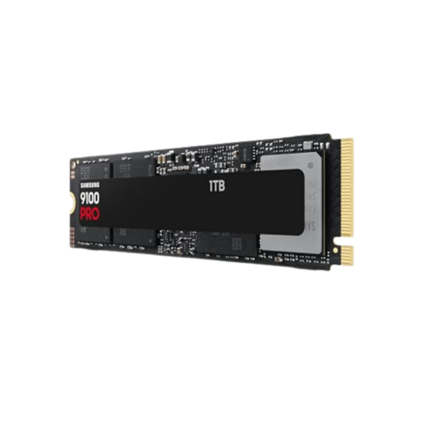 Samsung 9100 PRO NVMe M.2 SSD, 1 TB, PCIe 5.0, 14,700 MB/s Read, 13,300 MB/s Write, Internal SSD for Gaming, Video Editing and AI, Black, MZ-VAP1T0BW