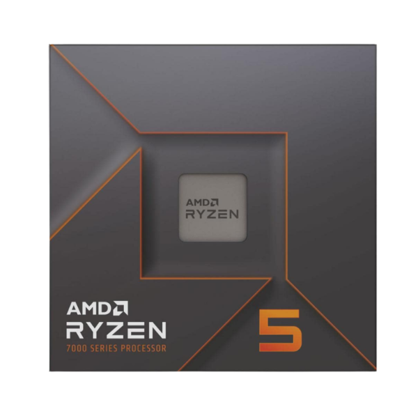 Second image of AMD Ryzen 5 7600X Processor (integrated Radeon graphics, 6 cores/12 threads, 105W TDP, AM5 socket, 38MB cache, up to 5.3 GHz max boost, no cooler)
