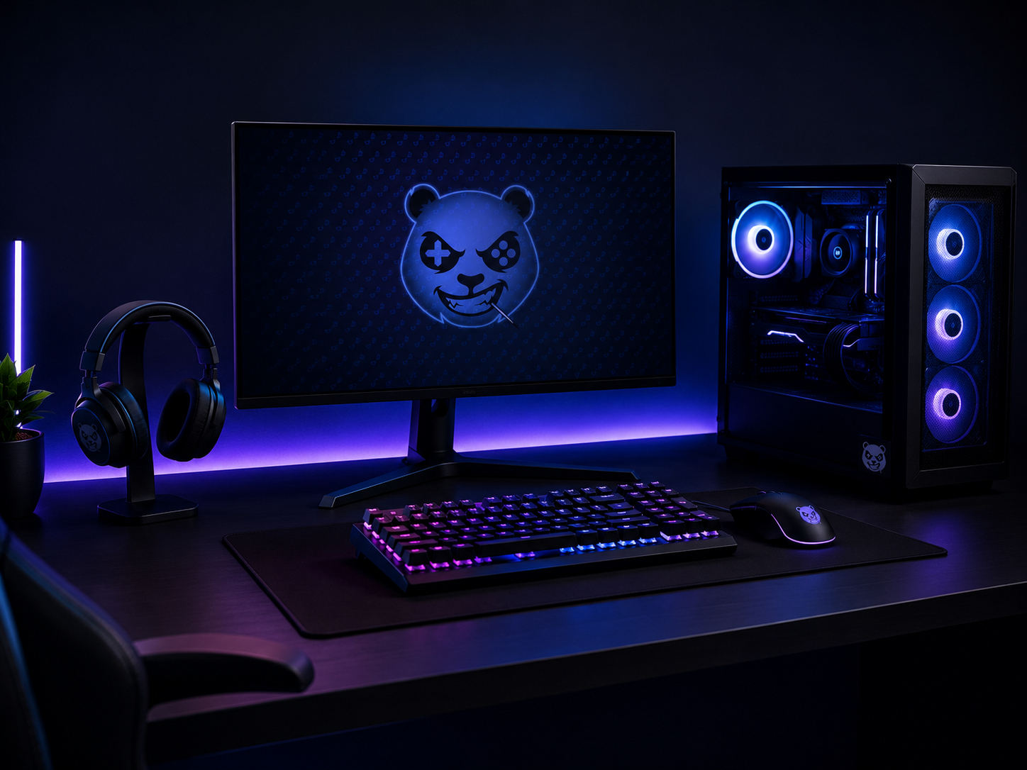 Panda Lab gaming setup